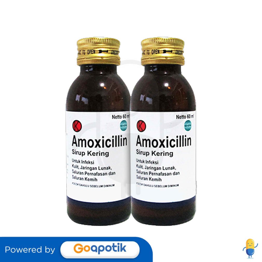 AMOXICILLIN RAMA 125 MG 5 ML DRY SYRUP 60 ML Kegunaan Efek Samping 