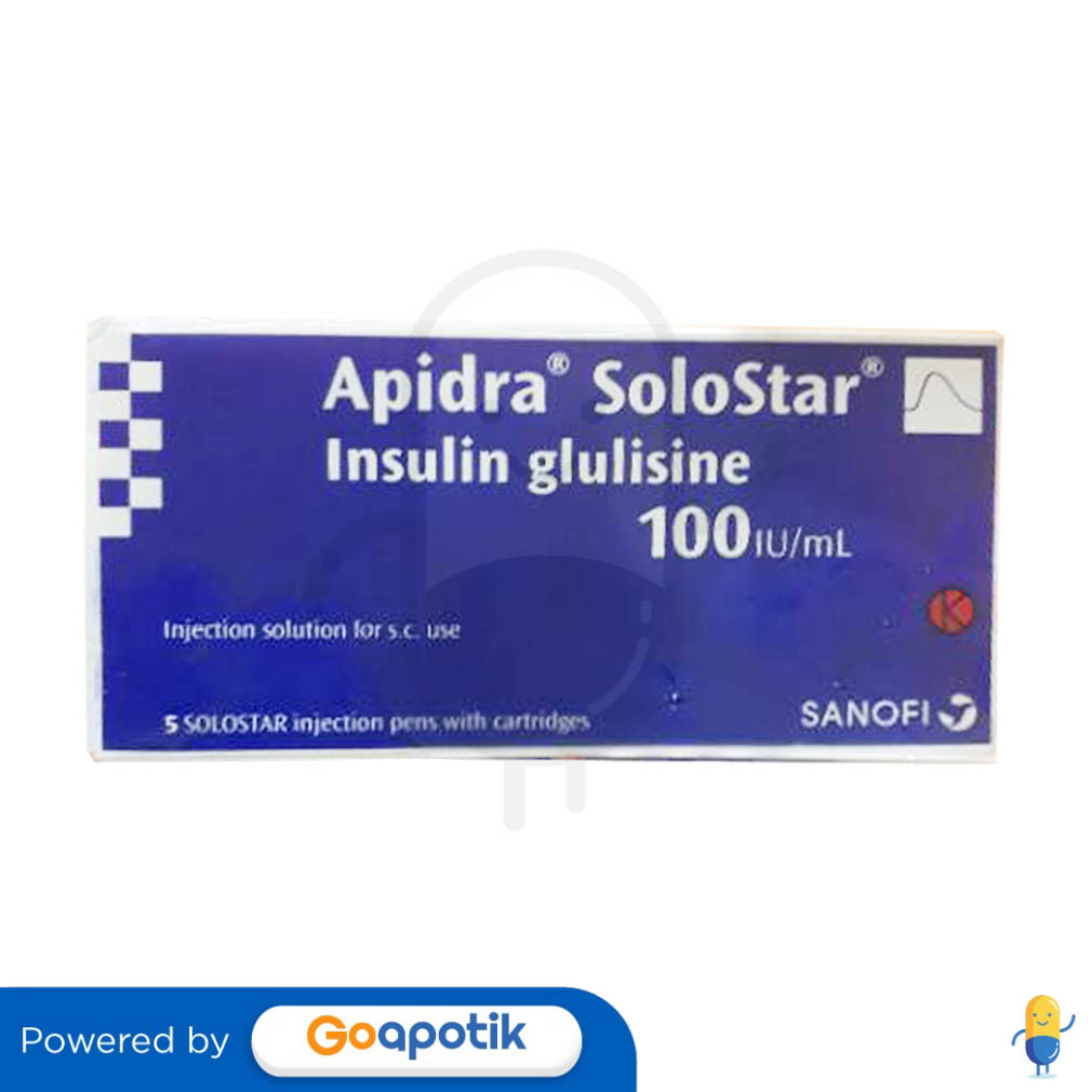 Apidra Iu Ml Injeksi Ml Box Cartridge Kegunaan Efek Samping Dosis Dan Aturan Pakai