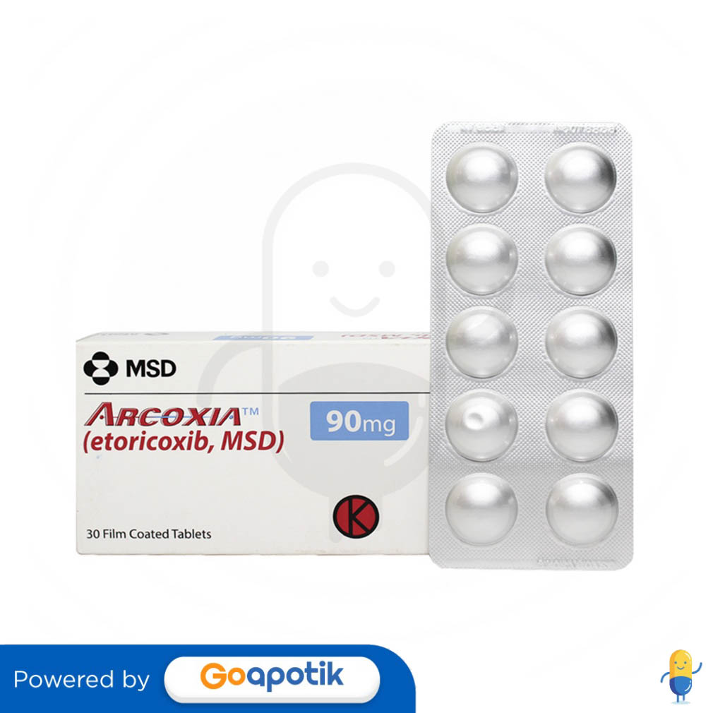 Ulasan Produk ARCOXIA 90 MG BOX 30 TABLET
