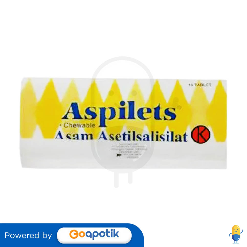 ASPILETS 80 MG TABLET Kegunaan, Efek Samping, Dosis dan Aturan Pakai