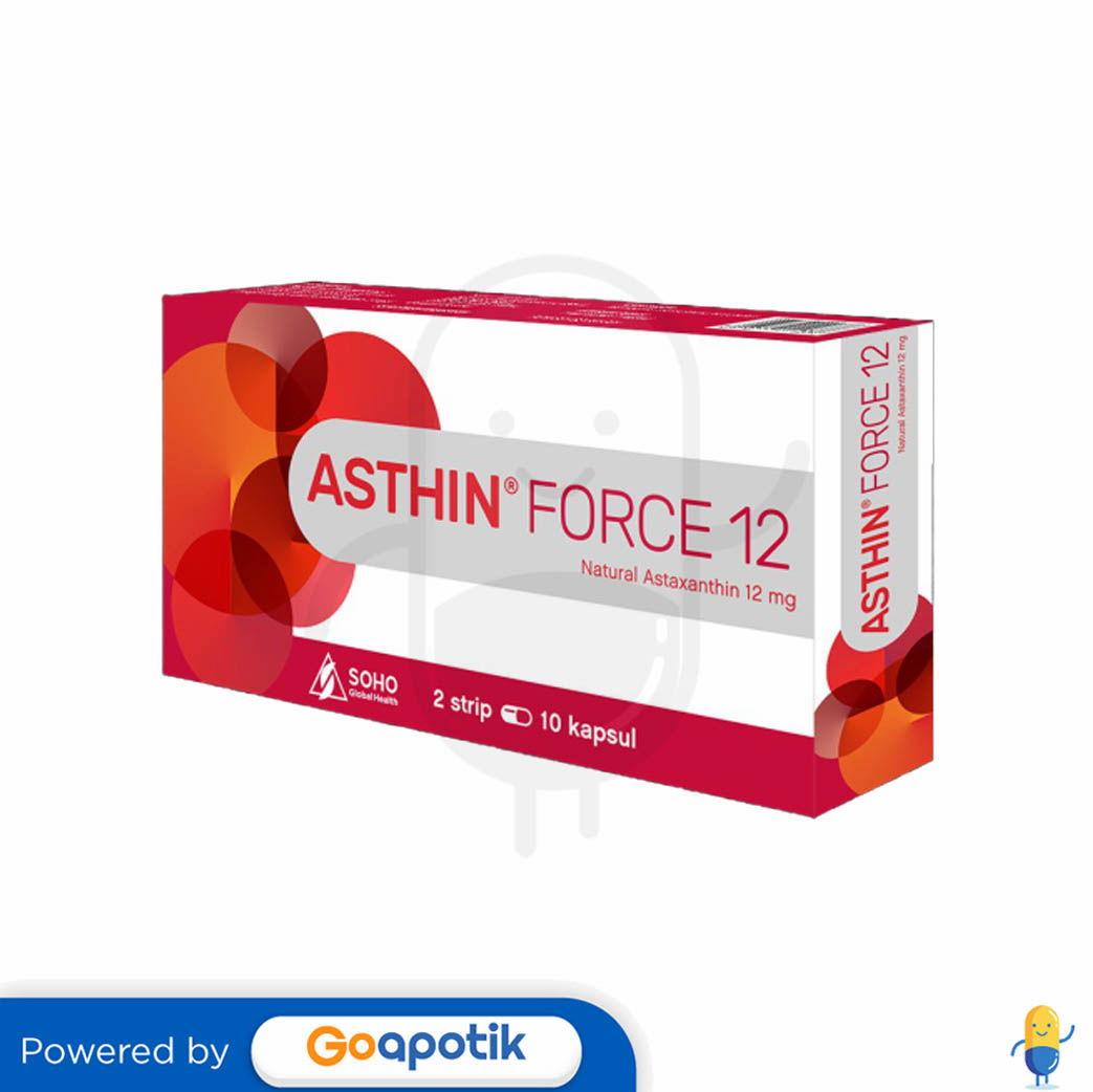 ASTHIN FORCE 12 MG BOX 20 KAPSUL - Kegunaan, Efek Samping, Dosis dan