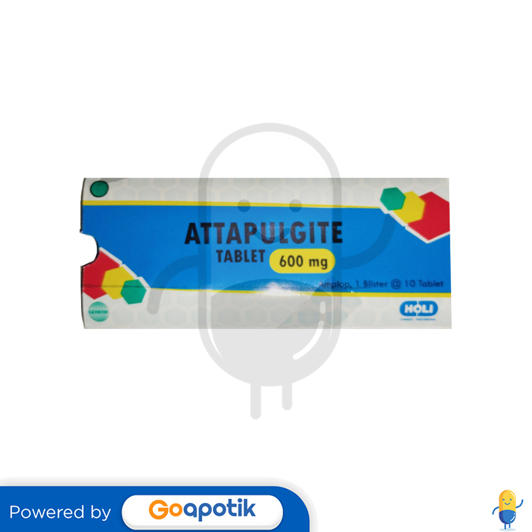 ATTAPULGITE HOLI 600 MG BLISTER 10 TABLET - Kegunaan, Efek Samping ...