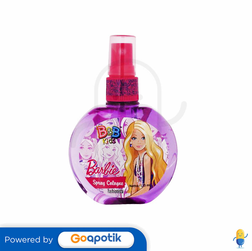 B&B KIDS COLOGNE SPRAY BARBIE FASHIONISTA 125 ML BOTOL Kegunaan, Efek