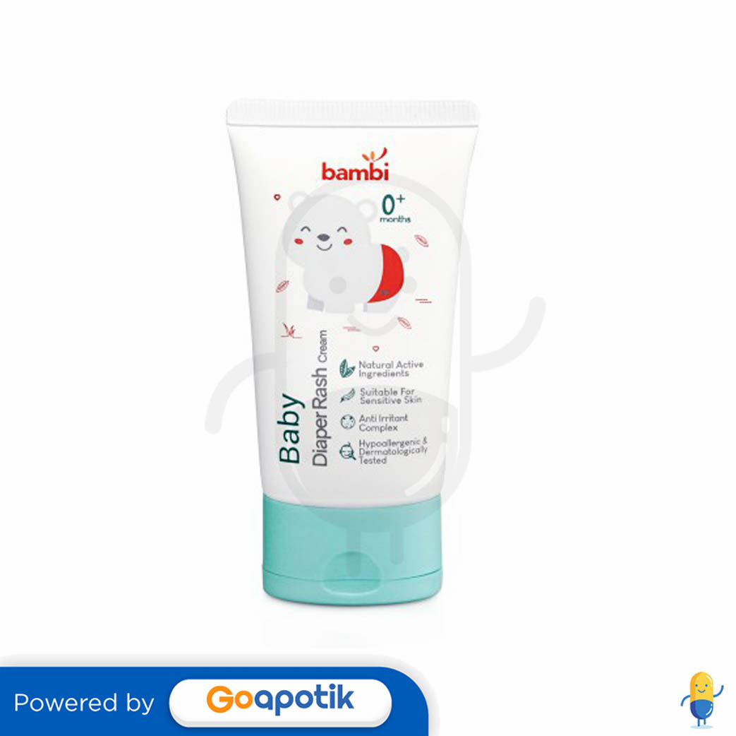 BAMBI BABY DIAPERS RASH CREAM 50 ML TUBE - Kegunaan, Efek Samping ...