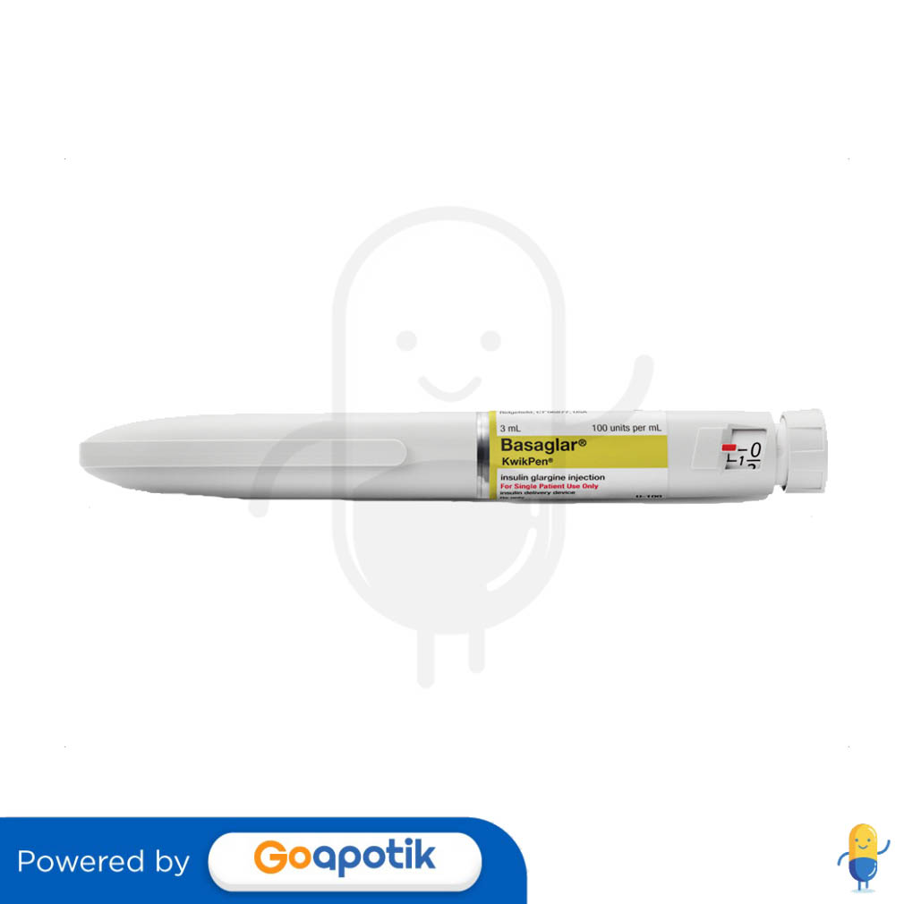 Basaglar 100 Iu Ml Insulin 3 Ml Pen Kegunaan Efek Samping Dosis Dan Aturan Pakai