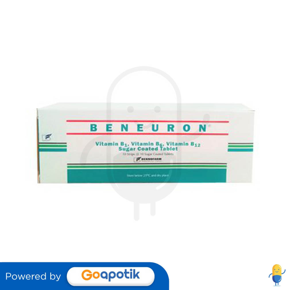 BENEURON BOX ISI 100 TABLET - Kegunaan, Efek Samping, Dosis dan Aturan ...