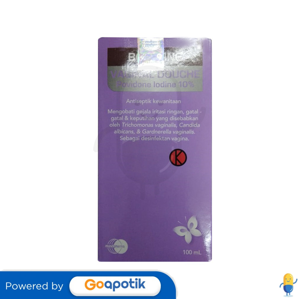 BETADINE VAGINAL DOUCHE 100 ML LARUTAN Kegunaan, Efek Samping, Dosis