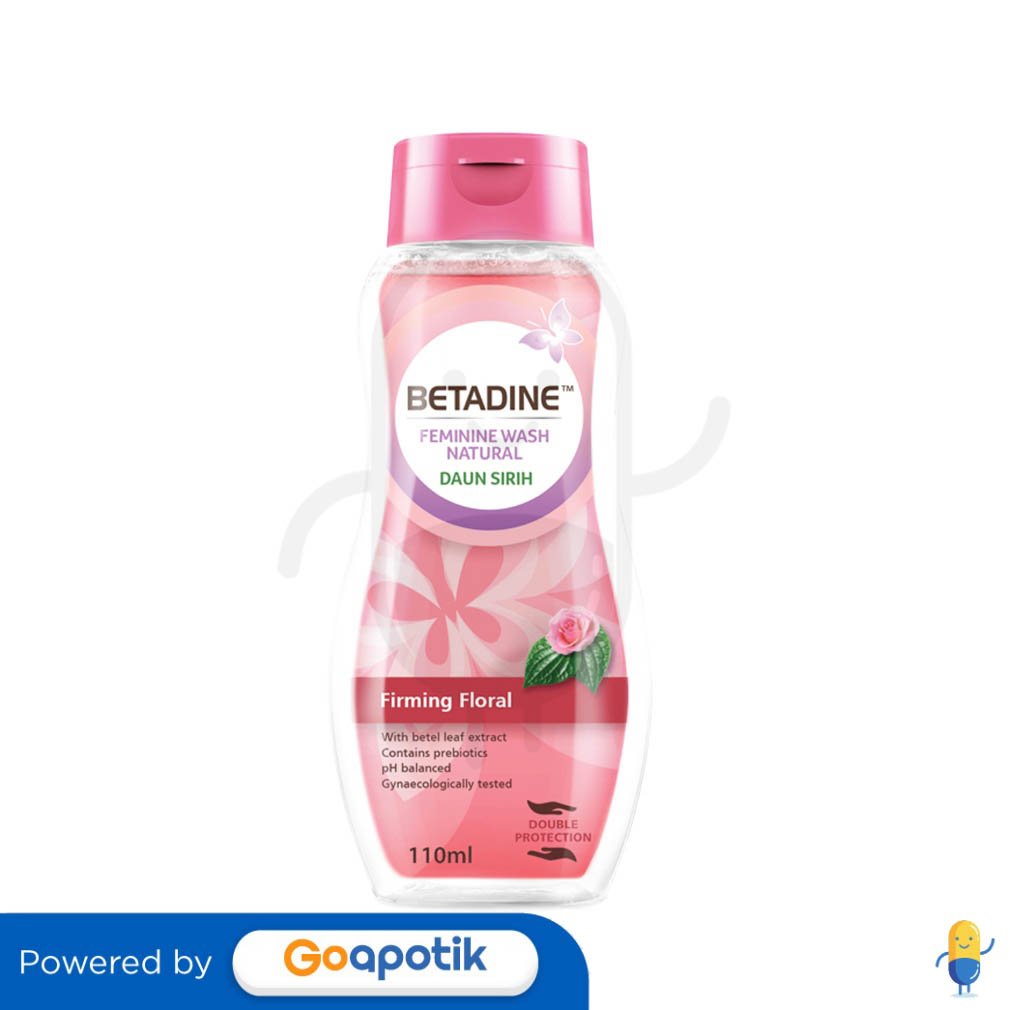 BETADINE FEMININE WASH NATURAL DAUN SIRIH FIRMING FLORAL 110 ML Kegunaan, Efek Samping, Dosis