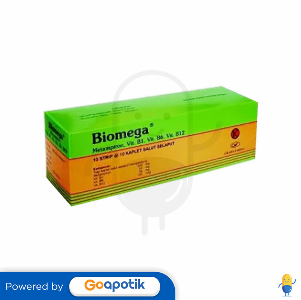 BIOMEGA BOX 100 KAPLET Kegunaan, Efek Samping, Dosis dan Aturan Pakai