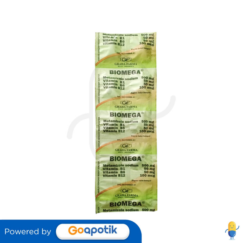 BIOMEGA STRIP 10 KAPLET Kegunaan Efek Samping Dosis Dan Aturan Pakai biomega-strip-10-kaplet-kegunaan-efek-samping-dosis-dan-aturan-pakai