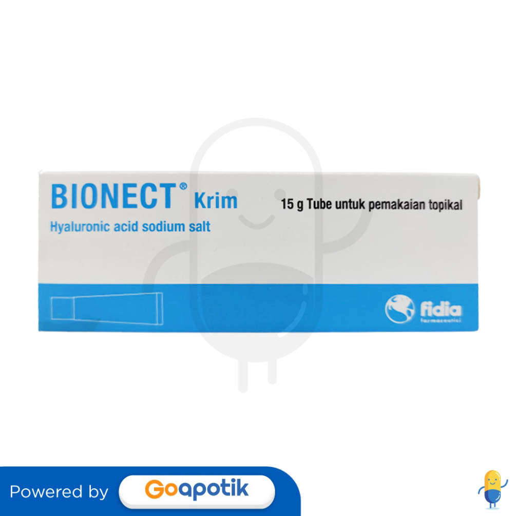 BIONECT KRIM 15 GRAM TUBE Kegunaan, Efek Samping, Dosis dan Aturan Pakai