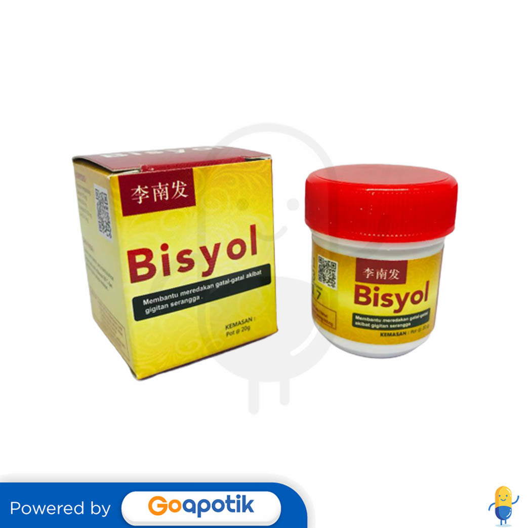 Bisyol Salep Isi Gram Pot Kegunaan Efek Samping Dosis Dan Aturan