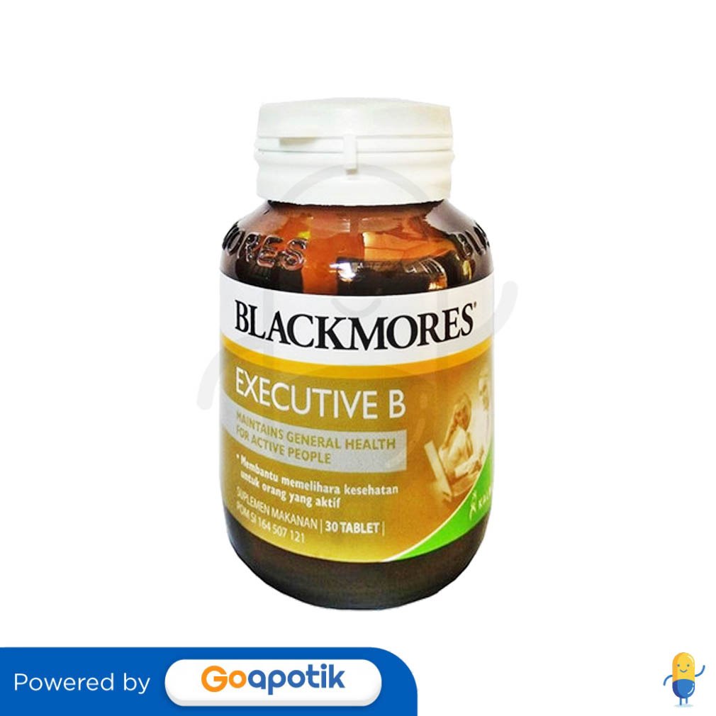 BLACKMORES EXECUTIVE B BOTOL 30 TABLET - Kegunaan, Efek Samping, Dosis ...