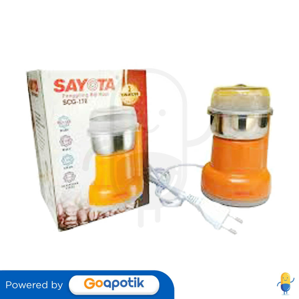 Sayota Blender Obat Grinder Kegunaan Efek Samping Dosis Dan