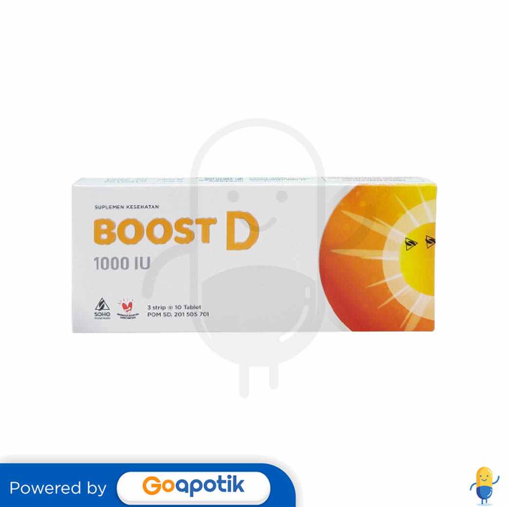 BOOST D 5000 IU BOX 30 TABLET - Kegunaan, Efek Samping, Dosis Dan ...