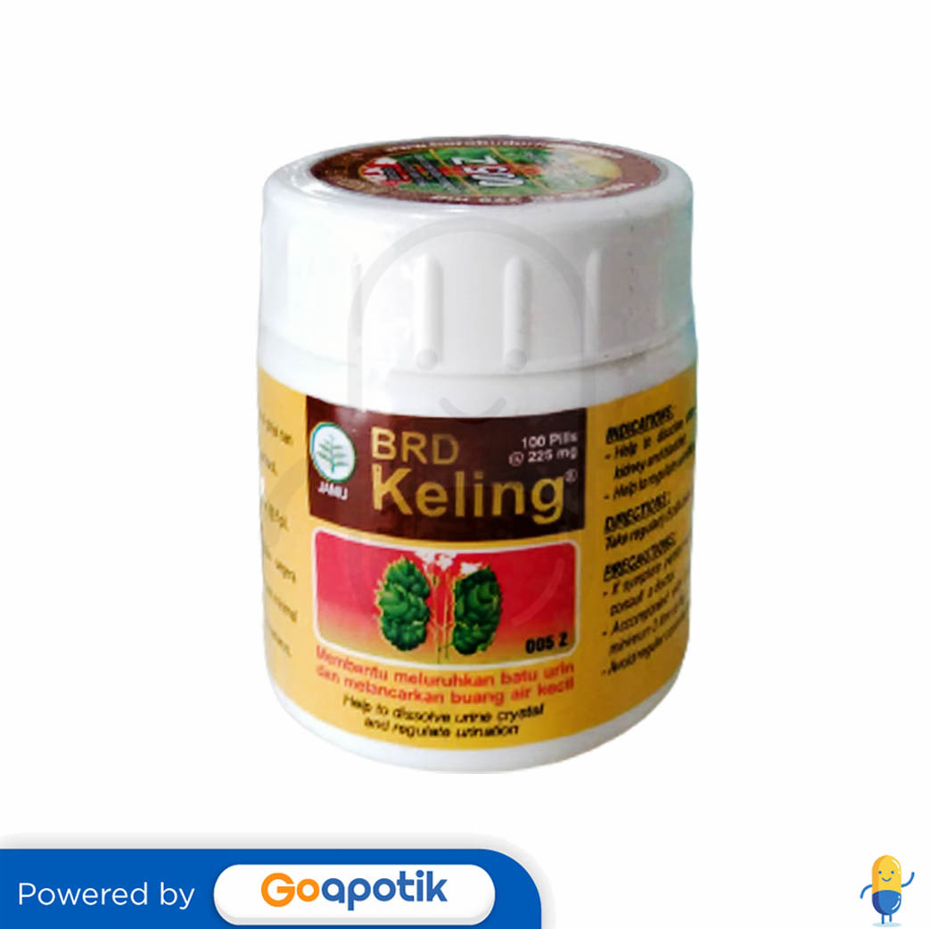 BRD KELING BOTOL 100 PIL Kegunaan Efek Samping Dosis Dan Aturan Pakai
