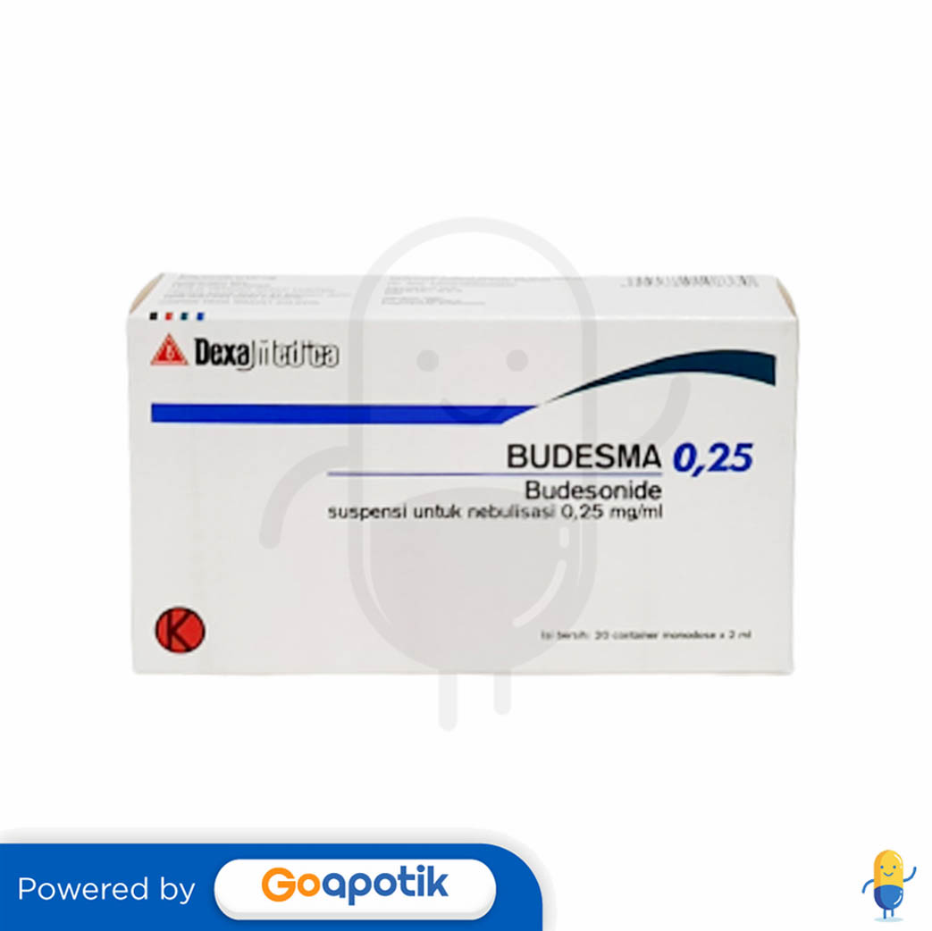 BUDESMA 0.25 MG/ML INHALER 2 ML BOX 20 CONTAINER MONODOSE - Kegunaan ...