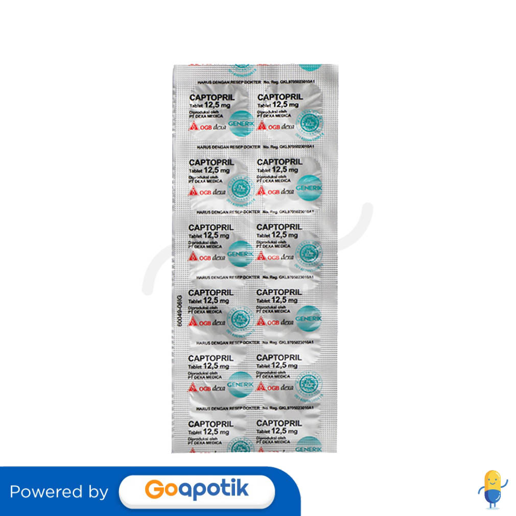 Ulasan Produk Captopril Ogb Dexa Medica Mg Strip Tablet Hipertensi