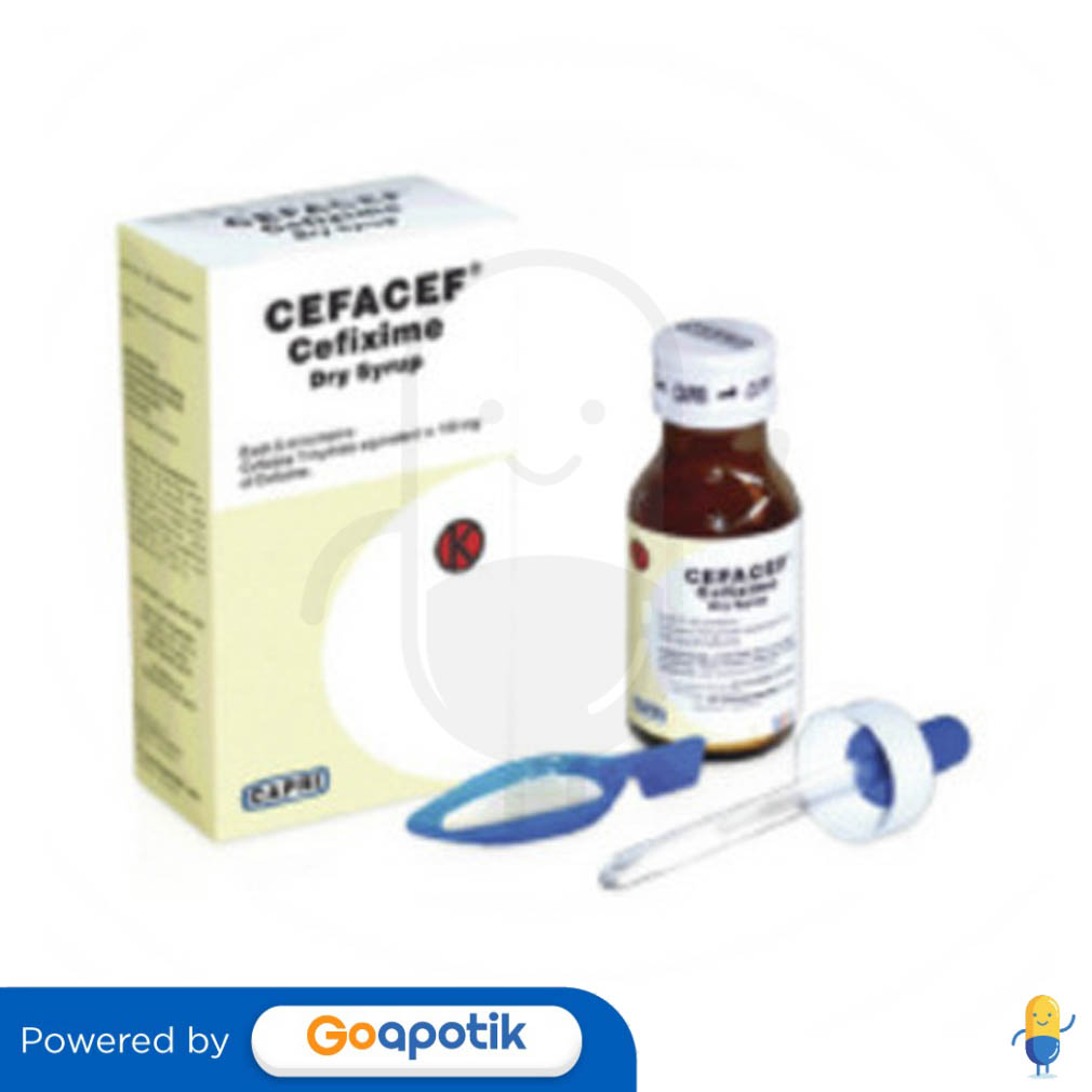 CEFACEF 30 ML SIRUP KERING Kegunaan Efek Samping Dosis Dan Aturan Pakai