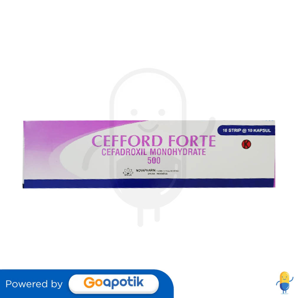 Daftar Penjual Untuk Produk CEFFORD FORTE 500 MG BOX 100 KAPSUL