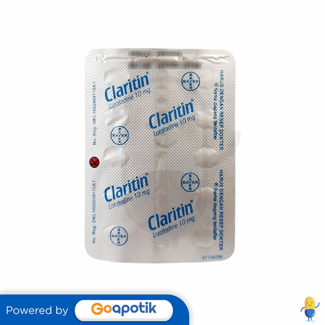 CLARITIN 10 MG BLISTER 10 TABLET - Kegunaan, Efek Samping, Dosis Dan ...