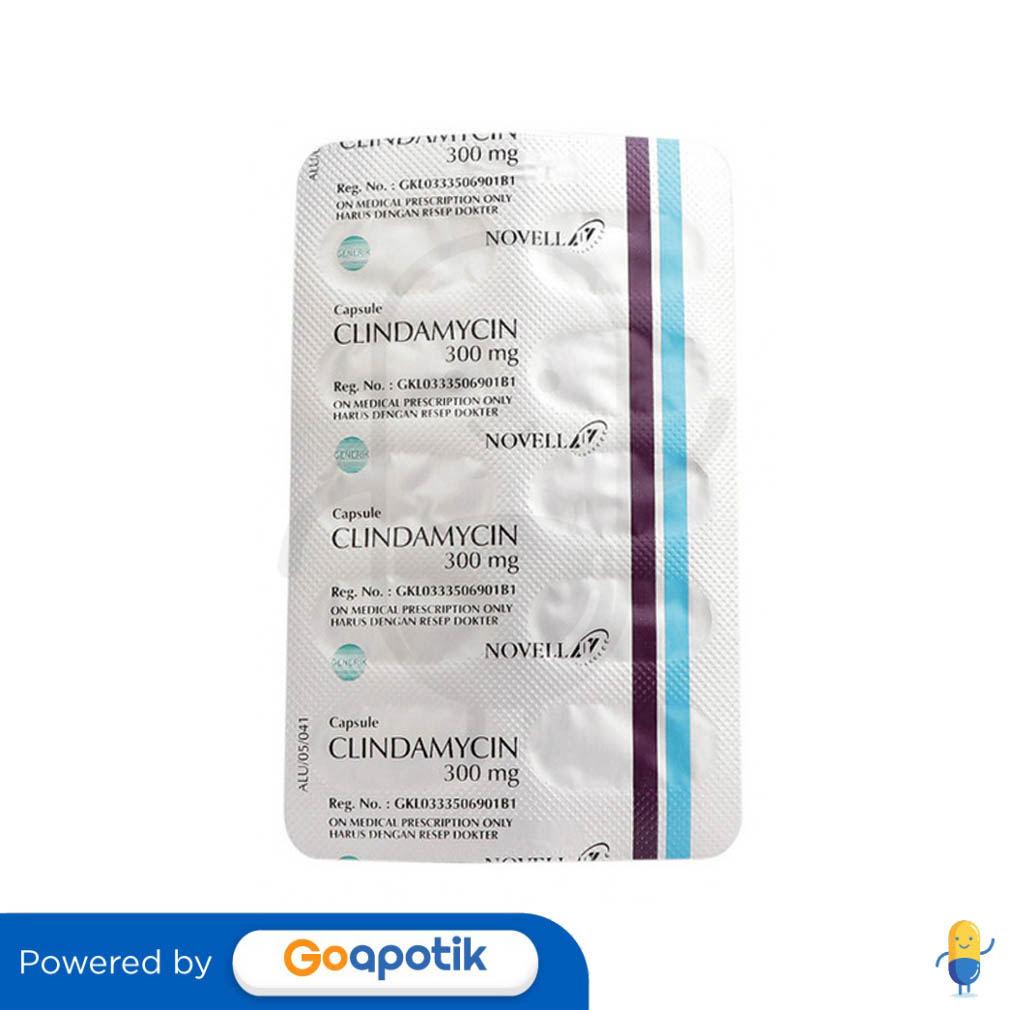 CLINDAMYCIN NOVELL MG STRIP KAPSUL Kegunaan Efek Samping Dosis Dan Aturan Pakai