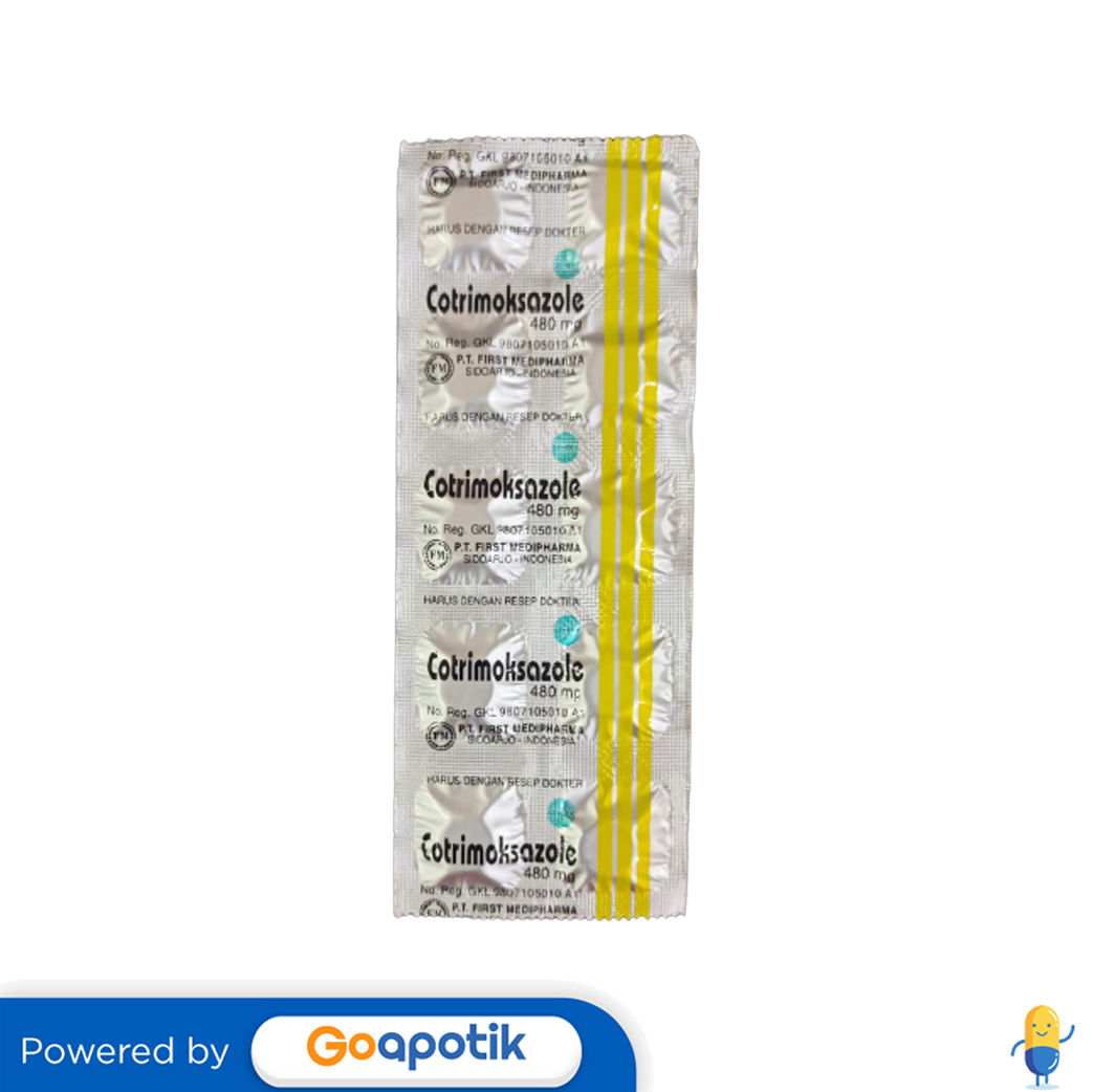 COTRIMOXAZOLE FIRST MEDIPHARMA 400/80 MG TABLET Kegunaan, Efek