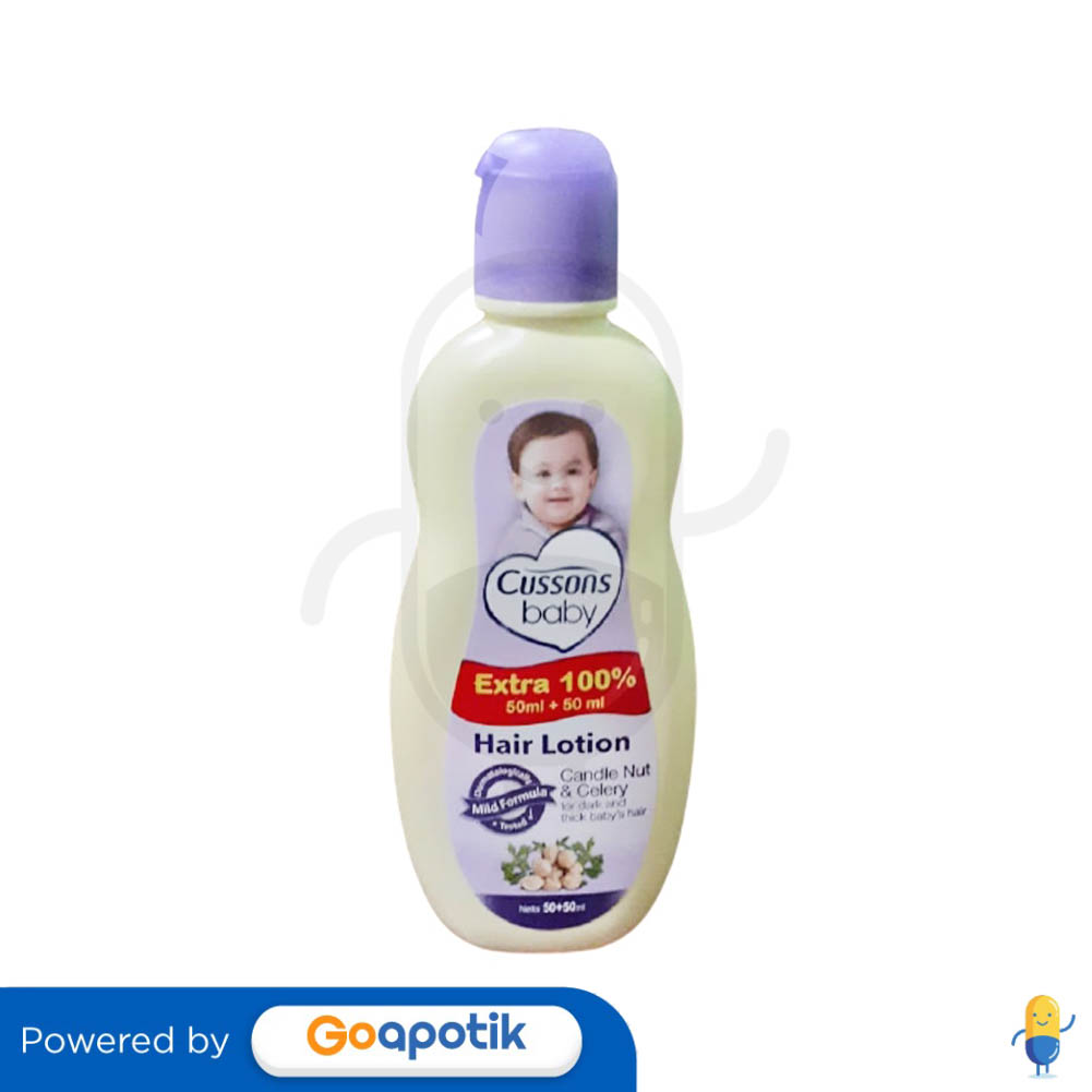 Cussons baby hair lotion candlenut hot sale & celery