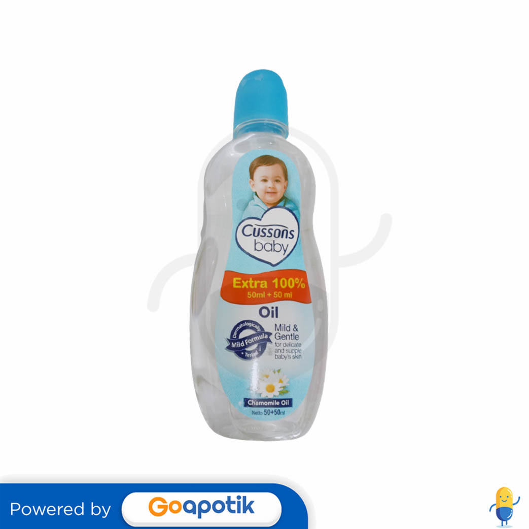 CUSSONS BABY OIL MILD AND GENTLE 50 50 ML Kegunaan Efek Samping