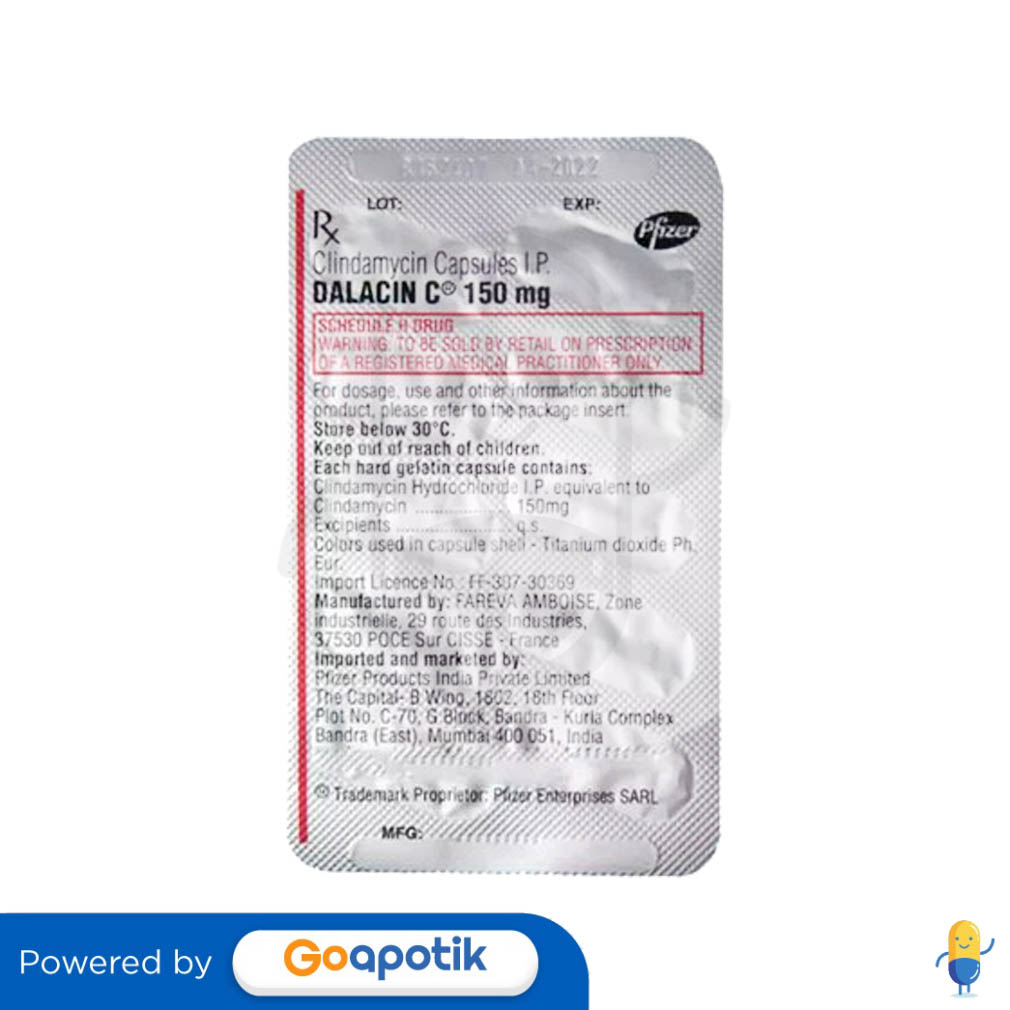 DALACIN C 150 MG STRIP 10