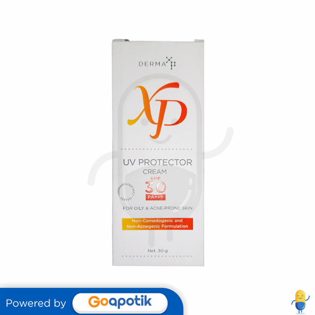 DERMA XP UV PROTECTOR CREAM SPF 30 FOR OILY & ACNE PRONE SKIN 30 GRAM