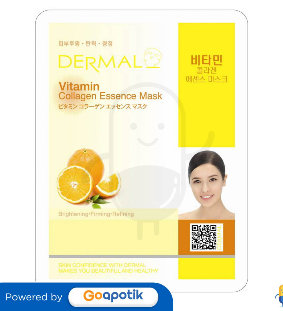 DERMAL VITAMIN COLLAGEN ESSENCE 23 GRAM BOX 20 SACHET - Kegunaan, Efek ...