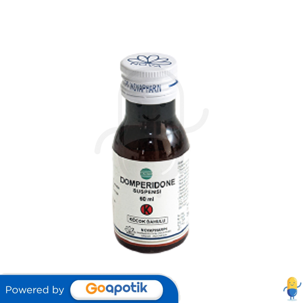 Domperidone Novapharin 5 Mg5 Ml Syrup 60 Ml Kegunaan Efek Samping Dosis Dan Aturan Pakai