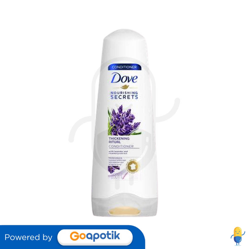 DOVE THICKENING RITUAL CONDITIONER 160 ML Kegunaan, Efek Samping