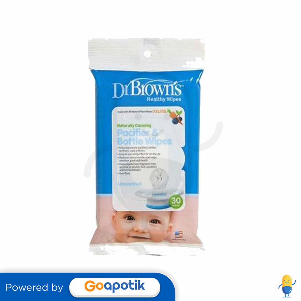 Daftar Penjual Untuk Produk DR.BROWN'S PACIFIER & BOTTLE WIPES BOX 30 PCS