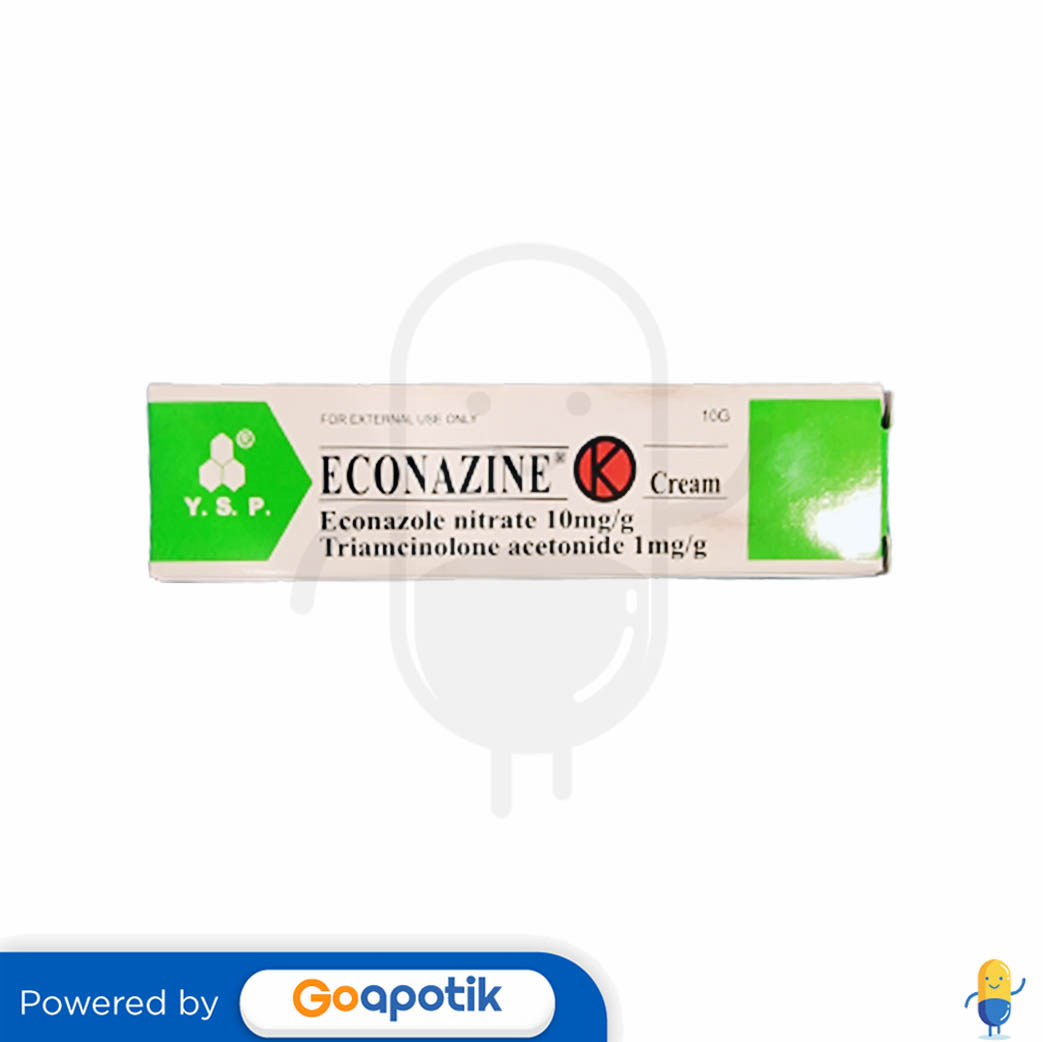 ECONAZINE CREAM 10 GRAM TUBE Kegunaan, Efek Samping, Dosis dan Aturan