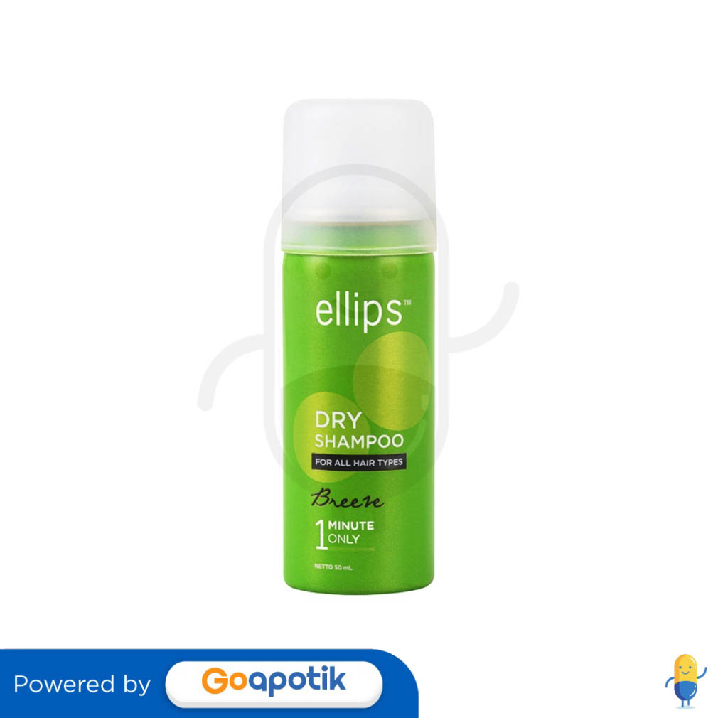 ELLIPS DRY SHAMPOO BREEZE 50 ML Kegunaan, Efek Samping, Dosis dan