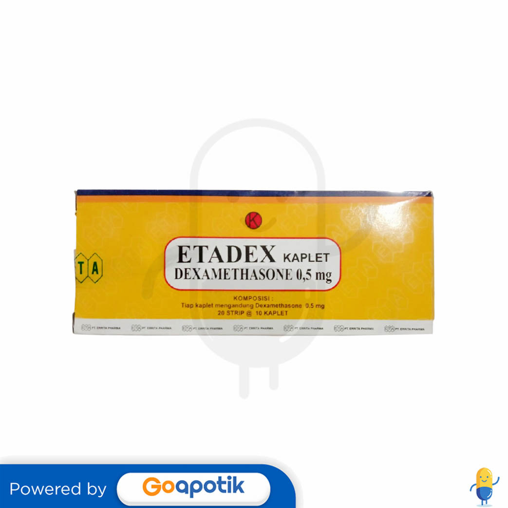 ETADEX 0.5 MG BOX 200 KAPLET Kegunaan, Efek Samping, Dosis dan Aturan