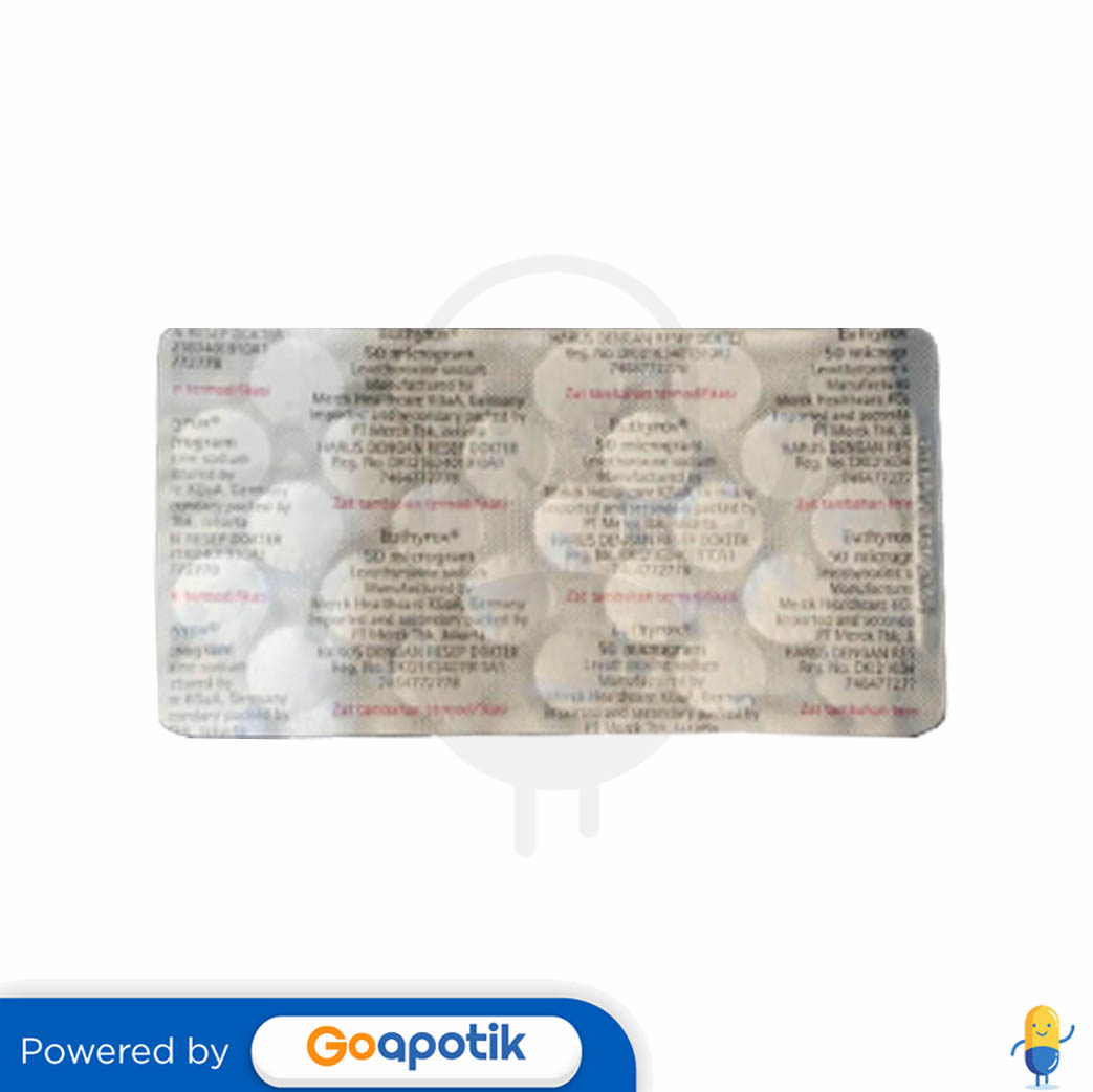 euthyrox 50 mcg tablet