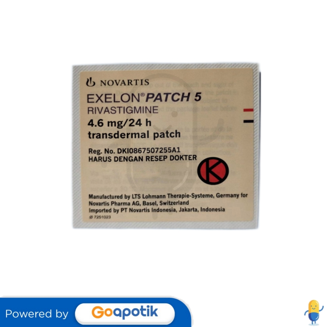 EXELON PATCH 5 SACHET ISI 1 PATCH - Kegunaan, Efek Samping, Dosis dan ...