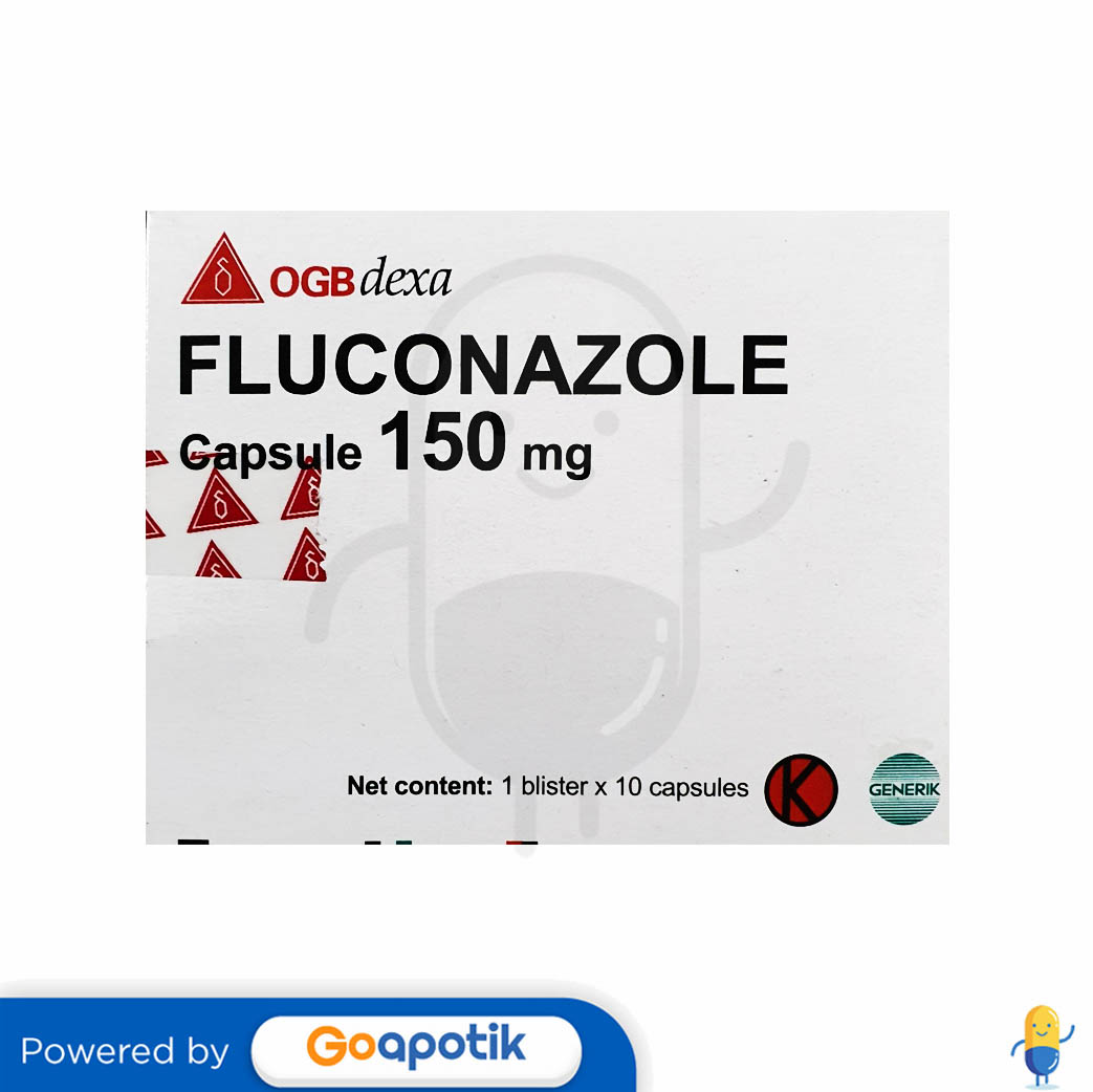 Fluconazole Ogb Dexa Medica 150 Mg Box 10 Kapsul Kegunaan Efek Samping Dosis Dan Aturan Pakai 2736