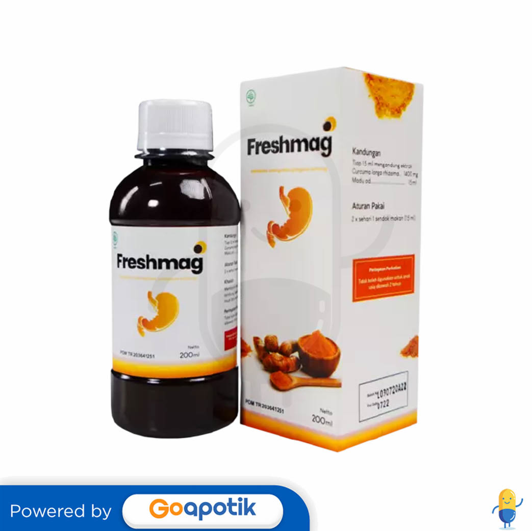 Freshmag 200 Ml Botol Kegunaan Efek Samping Dosis Dan Aturan Pakai