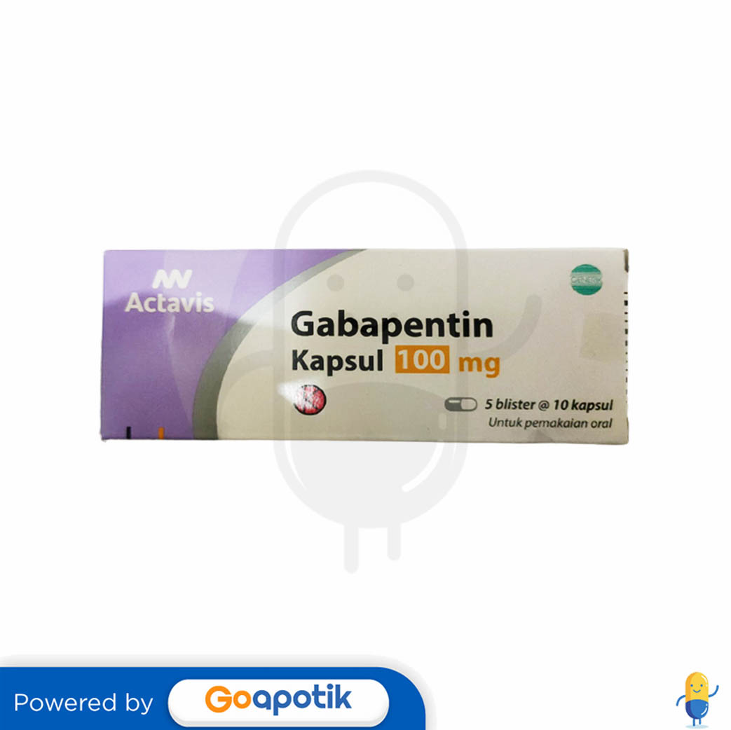 GABAPENTIN ACTAVIS 100 MG BOX 50 KAPSUL Kegunaan, Efek Samping, Dosis