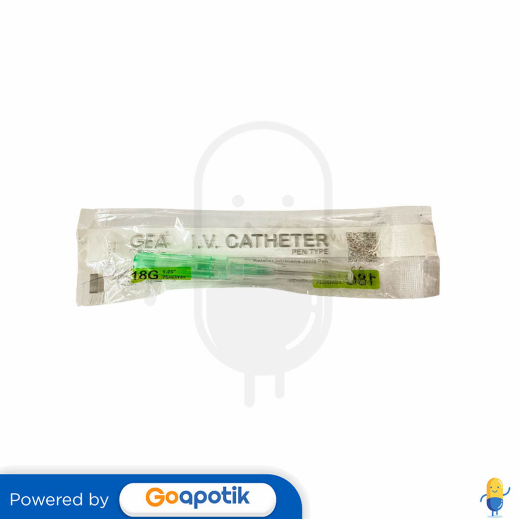 GEA ABBOCATH IV CATHETER 18G /PCS Kegunaan, Efek Samping, Dosis dan