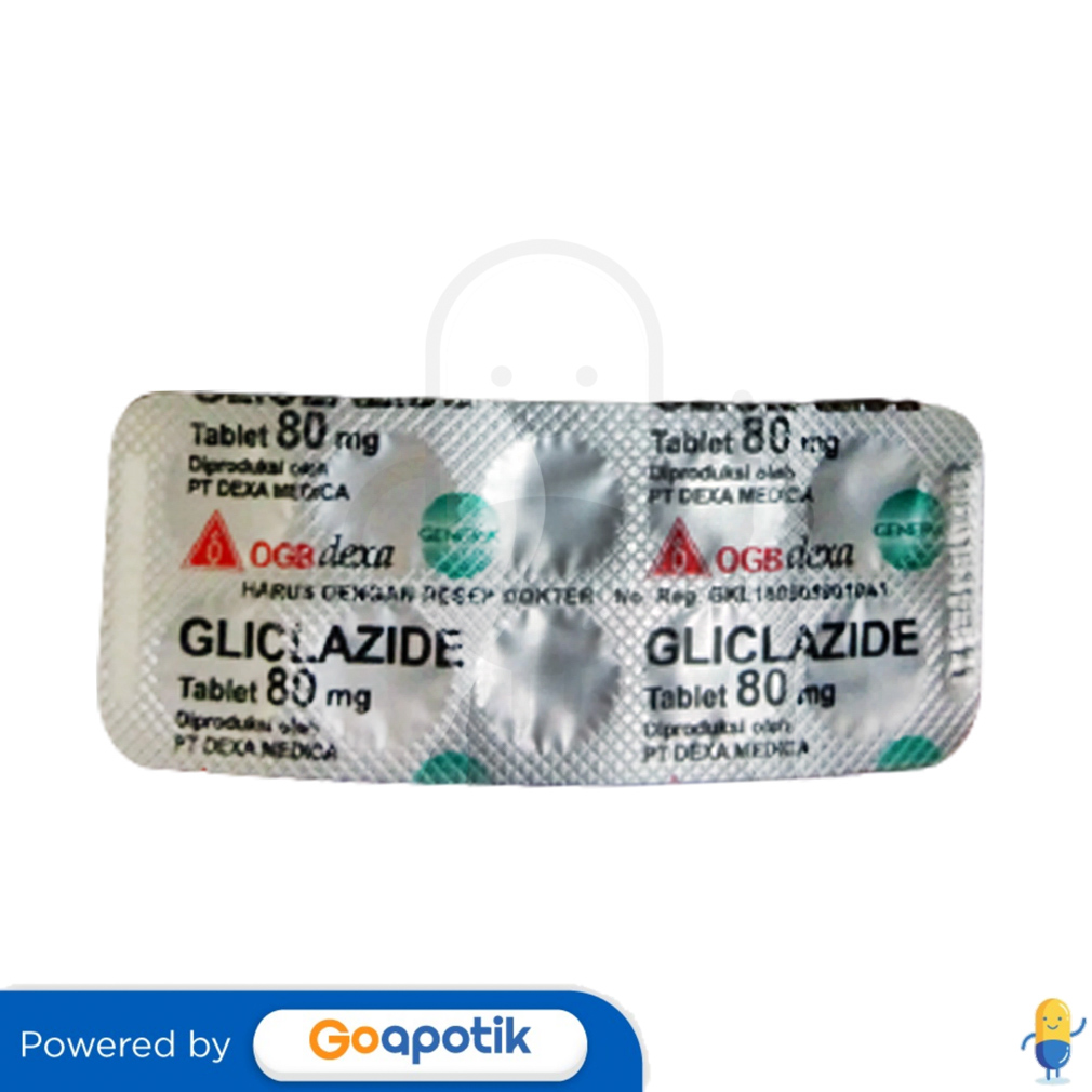 Gliclazide Ogb Dexa Medica 80 Mg Strip 10 Tablet Kegunaan Efek