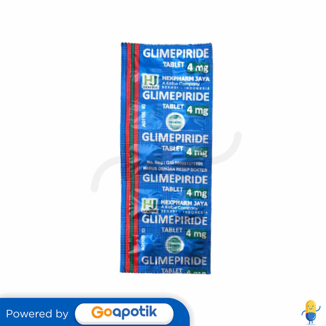 Glimepiride Hexpharm Mg Strip Tablet Kegunaan Efek Samping