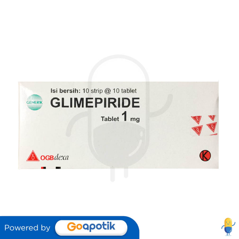 GLIMEPIRIDE OGB DEXA MEDICA MG BOX TABLET DIABETES Kegunaan Efek Samping Dosis Dan