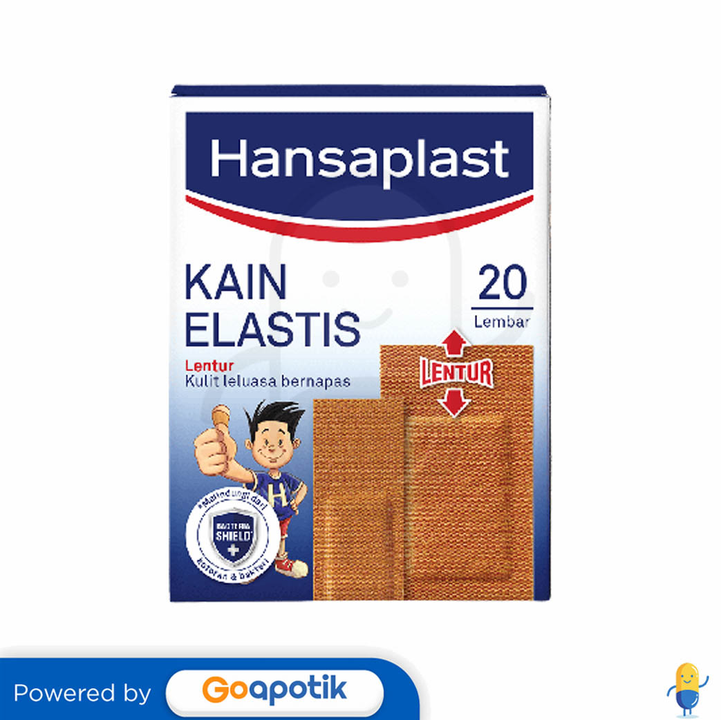 HANSAPLAST KAIN ELASTIS PACK 20 PCS 16 STANDAR 4 JUMBO Kegunaan Efek Samping Dosis Dan