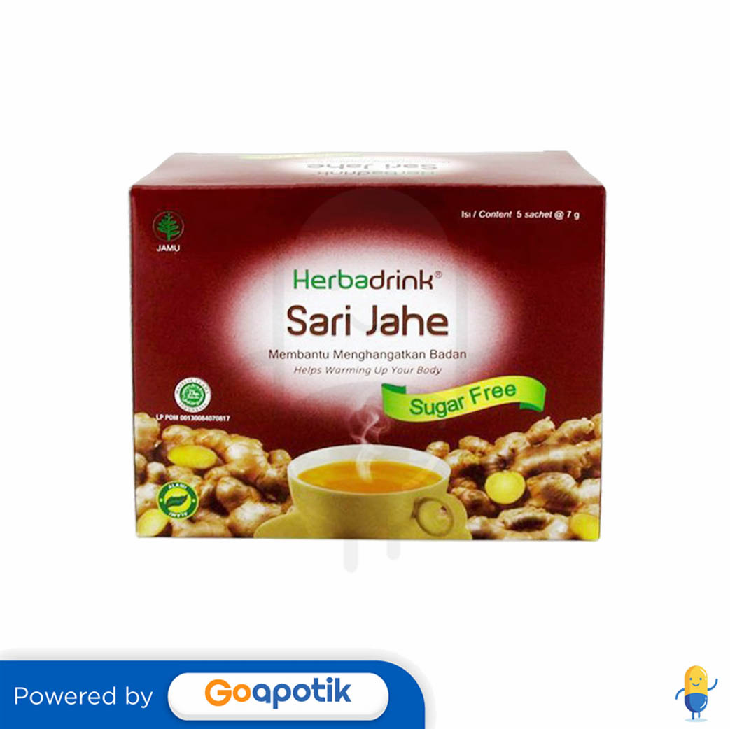 Ulasan Produk Herbadrink Sari Jahe Sugar Free 7 Gram Box 5 Sachet 4457