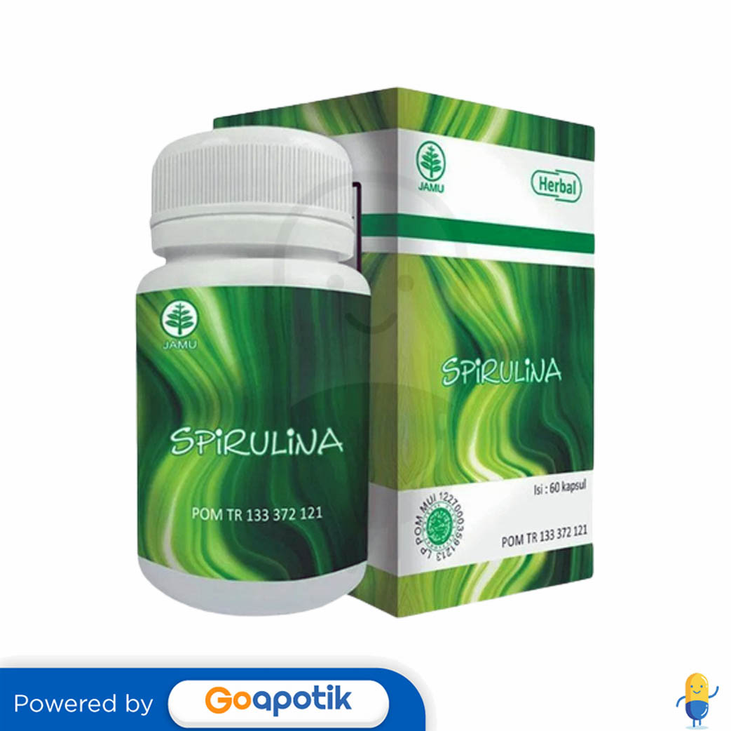 HERBAL INDO UTAMA SPIRULINA BOTOL 60 KAPSUL Kegunaan, Efek Samping